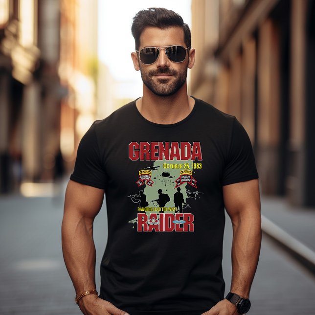 Grenada Raider Ranger dark t-shirt (Creator Uploaded)