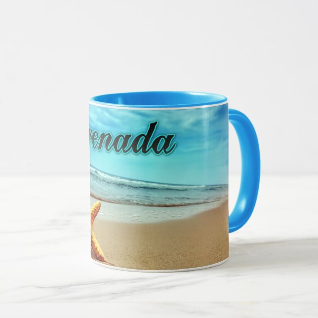 Grenada starfish mug (Front Right)