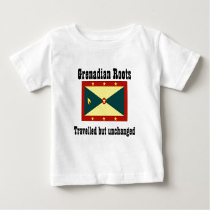 Grenada t-shirts-grenada roots baby T-Shirt