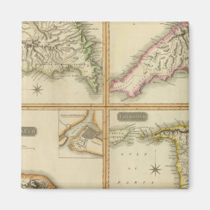 Grenada, Tobago, Trinidad, Curacao Magnet