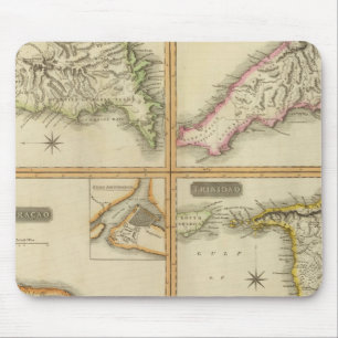 Grenada, Tobago, Trinidad, Curacao Mouse Pad