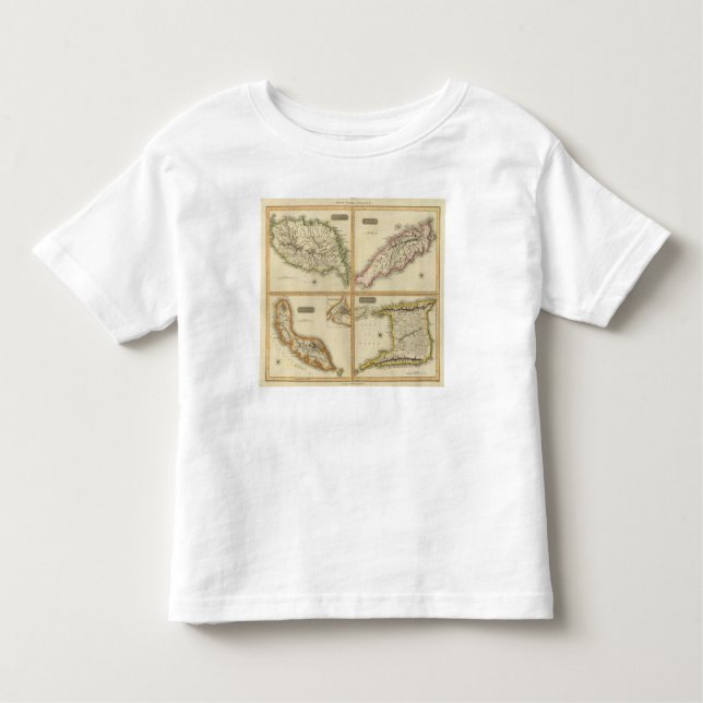 Grenada, Tobago, Trinidad, Curacao Toddler T-Shirt (Front)