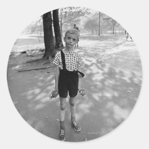 Grenade Boy Classic Round Sticker