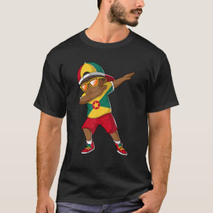 Grenadian Boy Dabbing Dance Grenada Roots Heritage T-Shirt