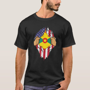 Grenadian Flag Grenada Men Women Kids T-Shirt