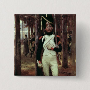 Grenadier Guard 15 Cm Square Badge