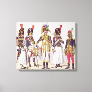 Grenadier Guards of the First Empire Canvas Print