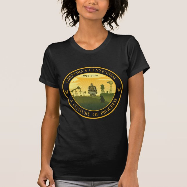 Grenora Centennial Official Logo T-Shirt (Front)