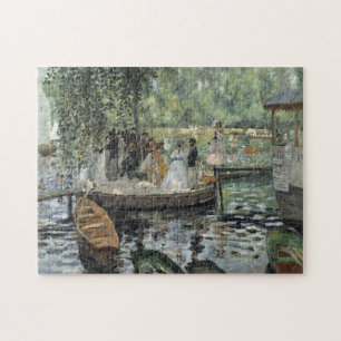 Grenouillere Renoir Impressionist Painting Art Jigsaw Puzzle