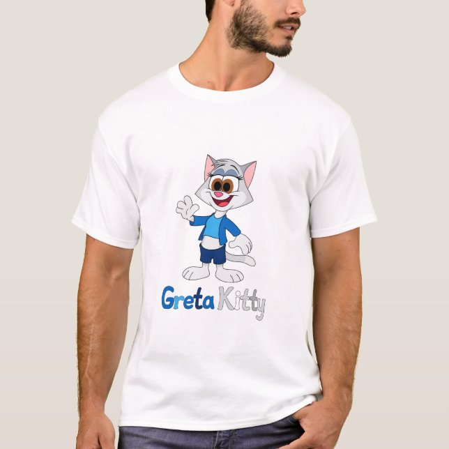 Greta Kitty T-shirt (Front)
