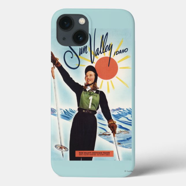 Gretchen Fraser Advertisement Poster Case-Mate iPhone Case (Back)