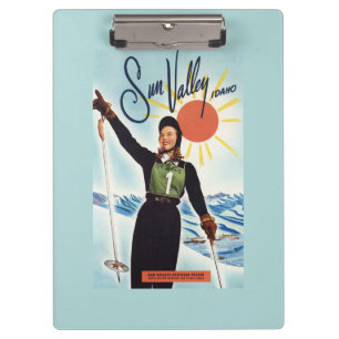 Gretchen Fraser Advertisement Poster Clipboard