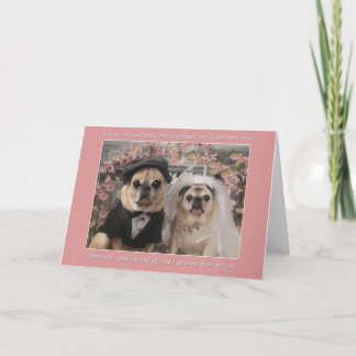 Gretta and Oliver get married Card