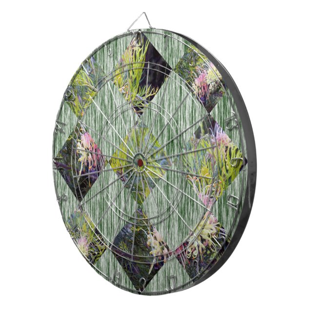Grevillea: Embracing Nature's Diamond Patterns, Dartboard (Front Right)