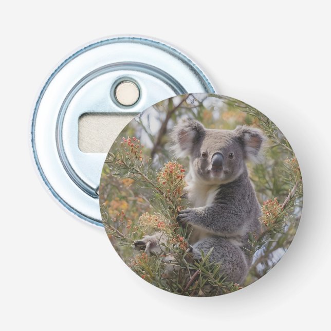 Grevillea Koala Bear, Bottle Opener (Front)