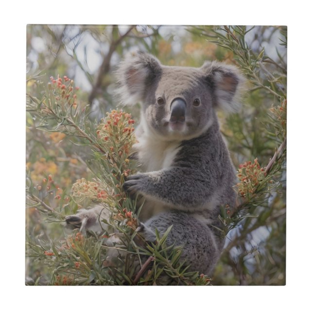 Grevillea Koala Bear, Tile (Front)