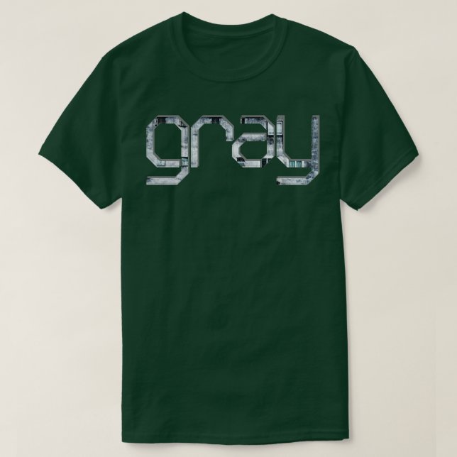 grey 1 T-Shirt (Design Front)