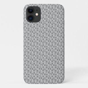 Grey 70's year styling squares Case-Mate iPhone case