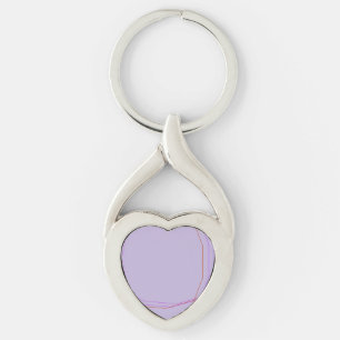 grey 8297 abstract art key ring