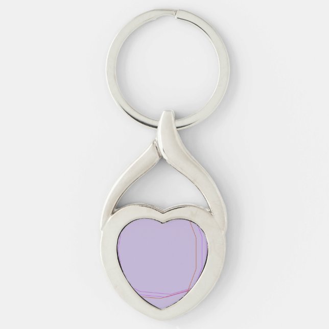 grey 8297 abstract art  key ring (Front)