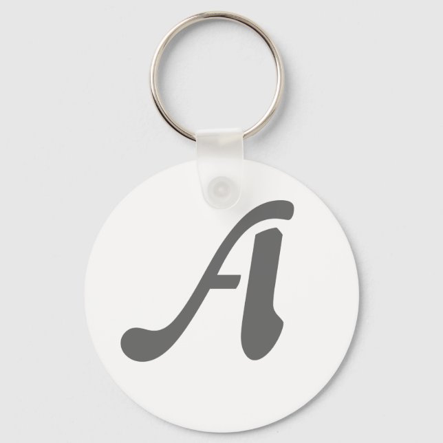 Grey-A keychain (Front)