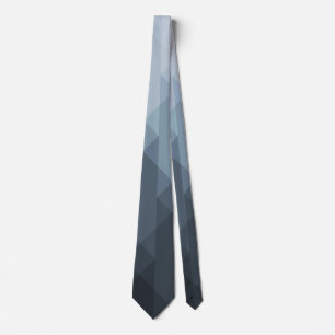 Grey Abstract Neck Tie