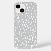 Grey Abstract Scattered Dots