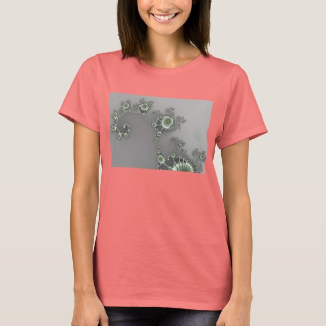 Grey Alien - Fractal T-shirt (Front)