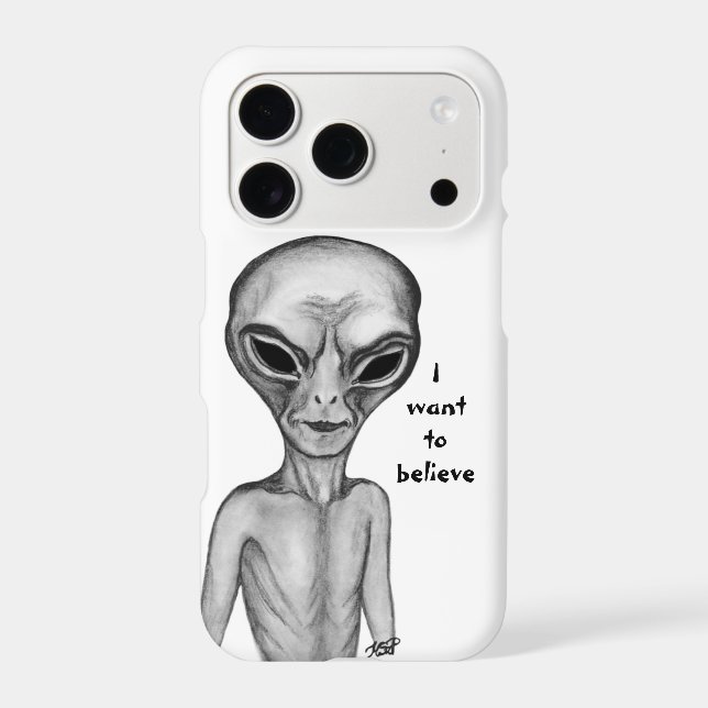 Grey Alien , I want to believe (Back)