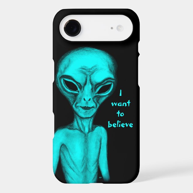 Grey Alien , I want to believe (Back)