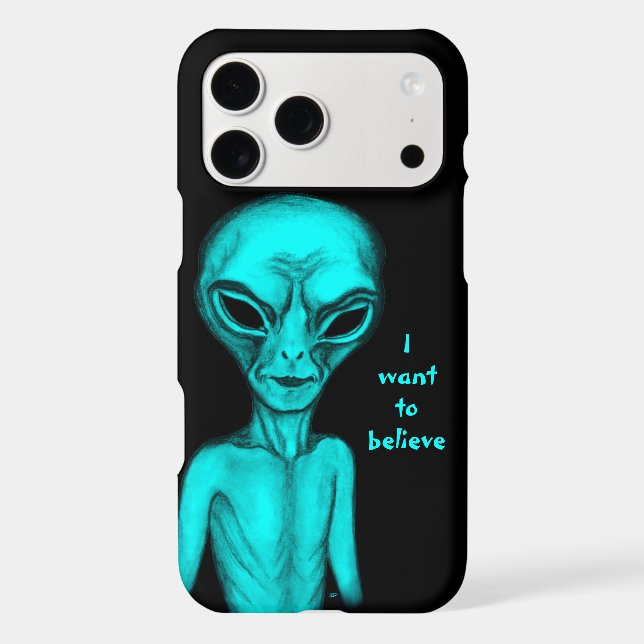 Grey Alien , I want to believe (Back)