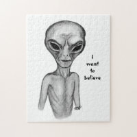 Grey Alien , I want to believe