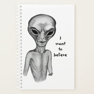 Grey Alien , I want to believe Planner