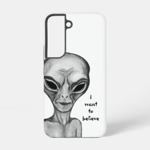 Grey Alien , I want to believe Samsung Galaxy Case