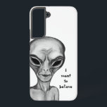 Grey Alien , I want to believe Samsung Galaxy Case<br><div class="desc">Grey Alien ,   Fantasy Art Pencil Drawing by Krisi ArtKSZP >>> More Products in Store Category >>> Alien >>> Grey Alien</div>