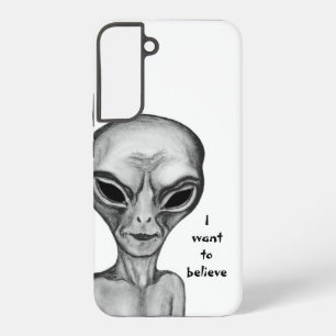 Grey Alien , I want to believe Samsung Galaxy Case
