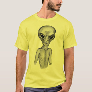 Grey Alien , I want to believe T-Shirt