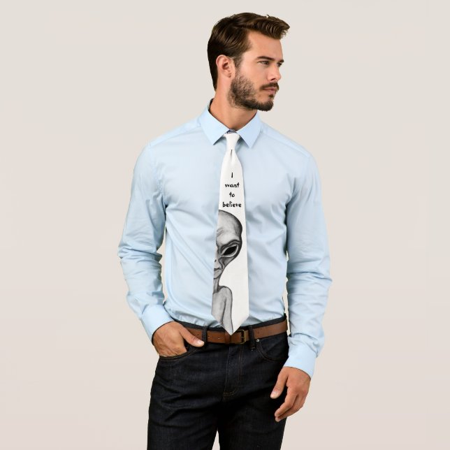 Grey Alien , I want to believe Tie (In Situ)