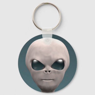 Grey Alien Key Ring