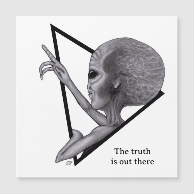 Grey Alien, the truth is out there (Front)