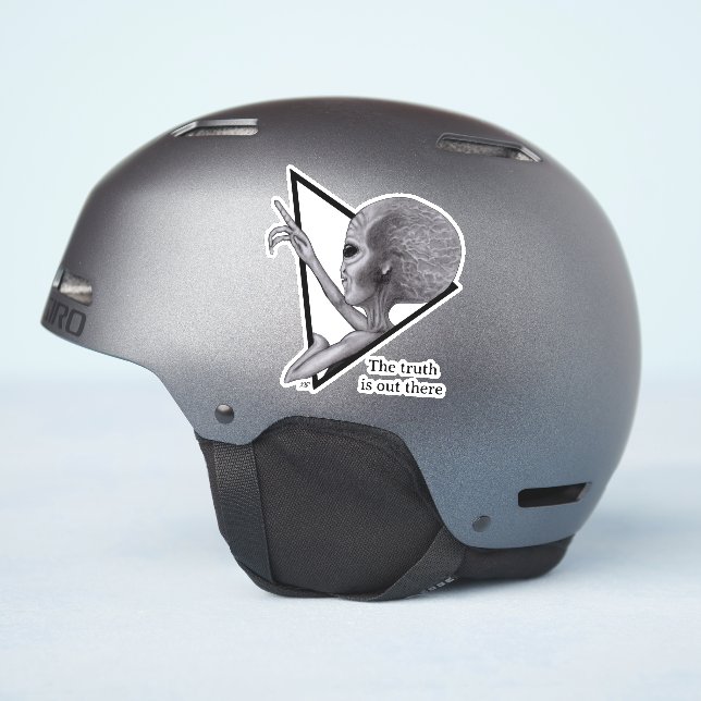 Grey Alien, the truth is out there (Helmet Side)