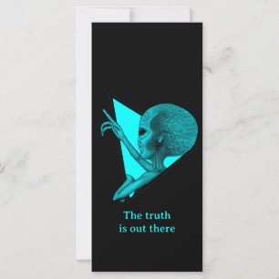 Grey Alien, the truth is out there Card