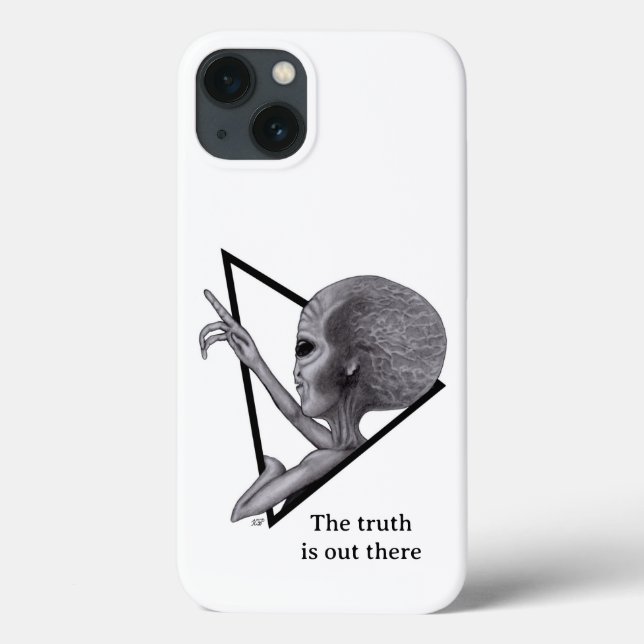 Grey Alien, the truth is out there Case-Mate iPhone Case (Back)