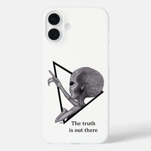 Grey Alien, the truth is out there Case-Mate iPhone Case (Back)