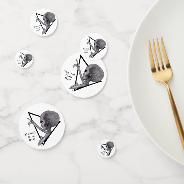 Grey Alien, the truth is out there Confetti (Group)