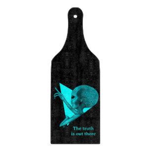 Grey Alien, the truth is out there Cutting Board