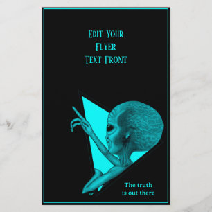 Grey Alien, the truth is out there Flyer