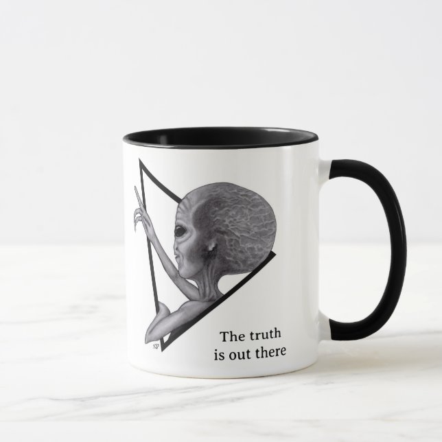 Grey Alien, the truth is out there Mug (Right)