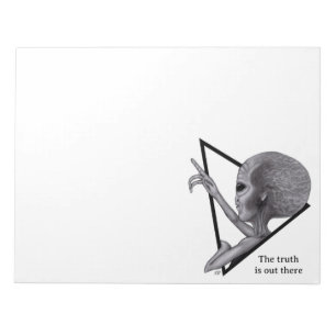 Grey Alien, the truth is out there Notepad