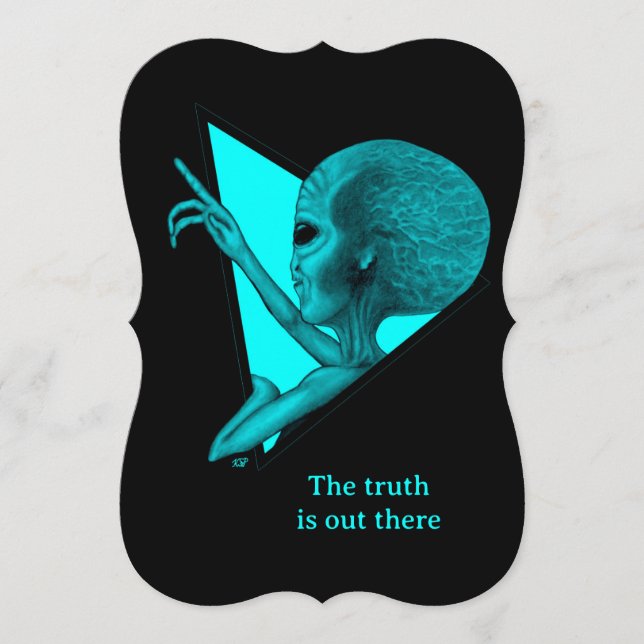 Grey Alien, the truth is out there Programme (Front)
